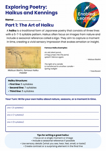 Exploring Poetry Skills