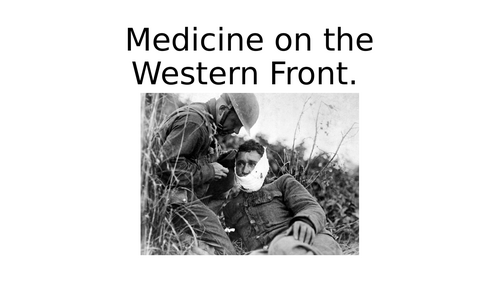 Medicine on the Western Front - Recall quiz