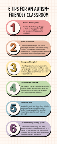 6 tips for an autism-friendly classroom
