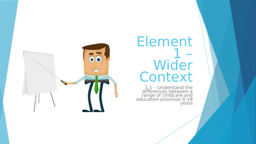 T Level Education and Childcare Element 1 Wider Context (Teaching from 2025)