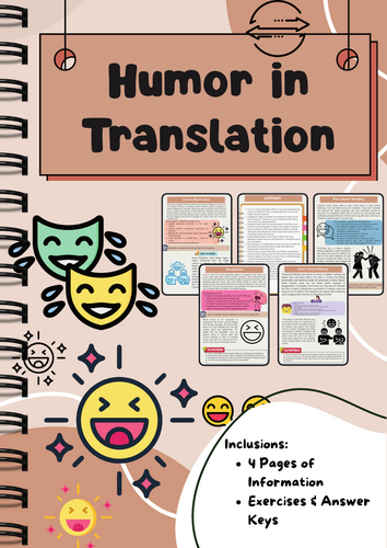 Humor in Translation: Wordplay, Culture, Timing