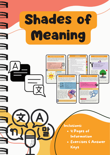 hades of Meaning: Synonyms, Tone, Intensity, Context