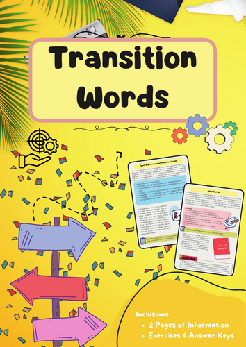 Essential Transition Words: However, Therefore, Moreover