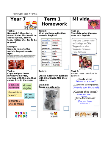 Homework sheet Viva 1, Module 1