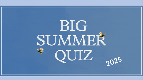 Big Summer Quiz 2025