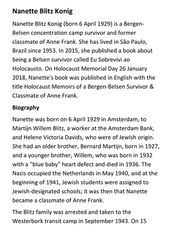 Nanette Blitz Konig Handout