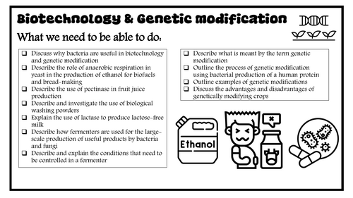 21 Biotechnology revision notes