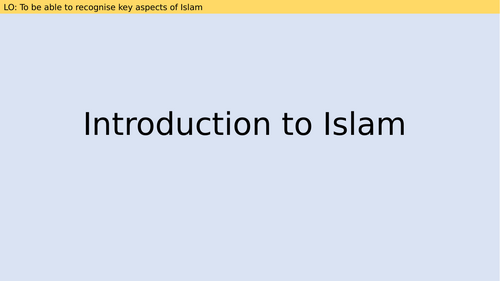 Introduction to Islam