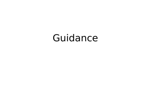 A-Level PE: Guidance