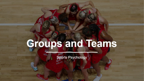 A-Level PE: Groups and Teams