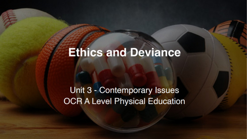 A-Level PE: Drugs and Doping