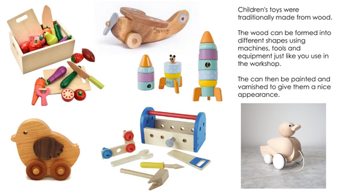 Wooden Toy Design Task