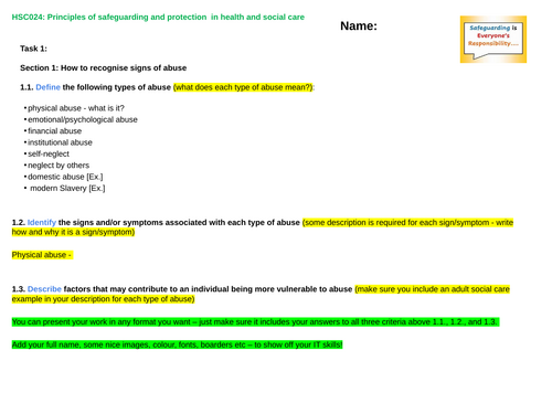 NCFE CACHE Level 2 Certificate in Preparing to Work in ASC: Safeguarding and Protection Unit