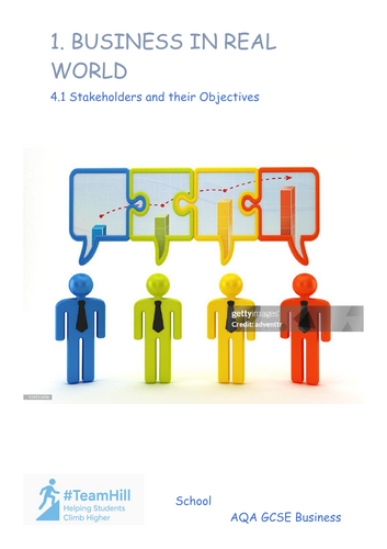 1.4 Stakeholders