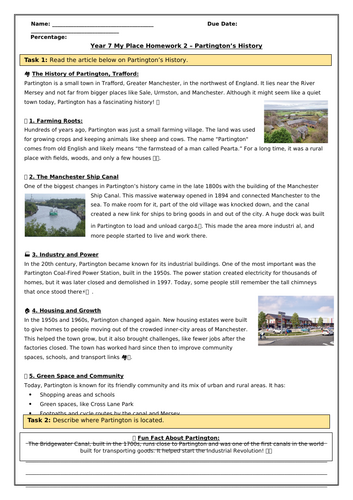 Manchester Homework 2 - Partington’s History