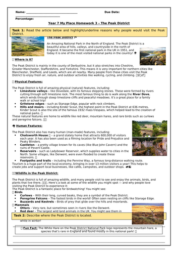 Manchester Homework 3 - The Peak District