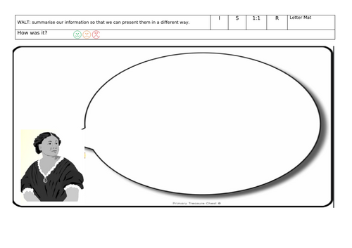 Mary Seacole speech bubble