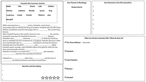 Macbeth Film Capture Sheet
