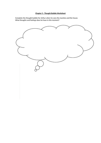 The Woman In Black - Arthur's thoughts Worksheet