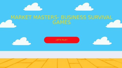 Theme 1.2 Business EdExcel End of topic Revision games