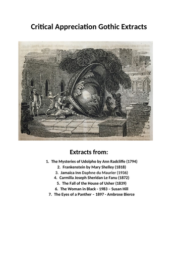 Gothic Exctracts OCR Critical Appreciation