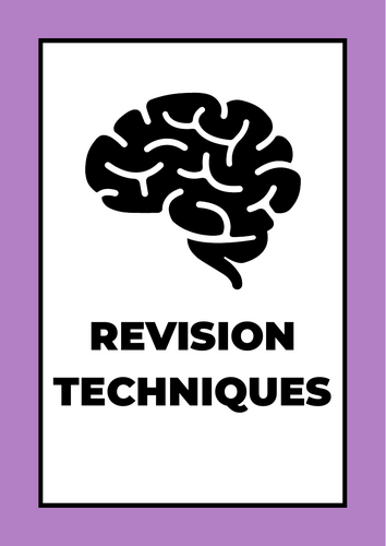 Revision Techniques Posters