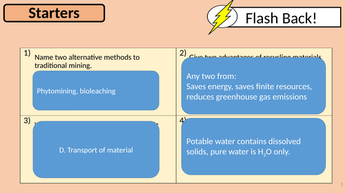 AQA C10 GCSE Revision