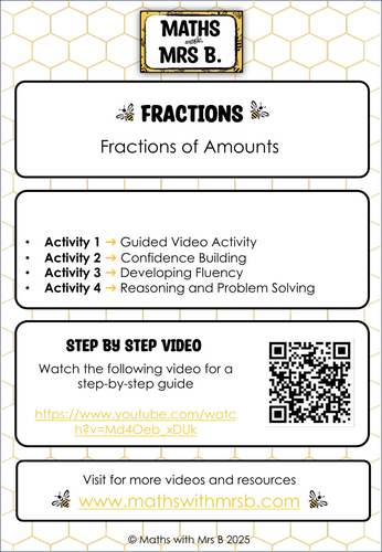 Fractions of Amounts | Maths with Mrs B.