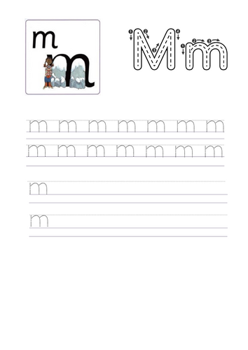 Writing provision sheets m-v