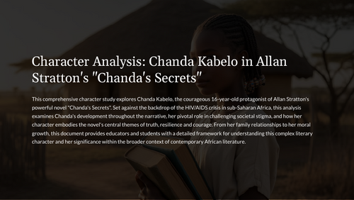 Chanda's Secrets Character Revision Pack