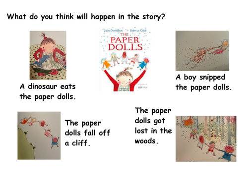Julia Donaldson Paper Dolls Prediction