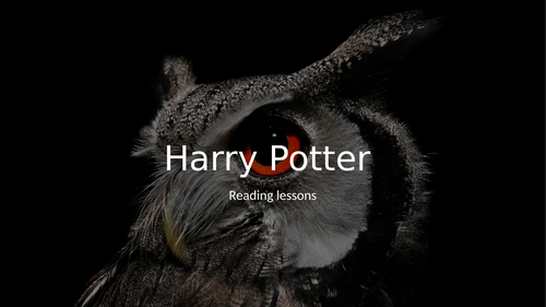 Harry Potter Comprehension