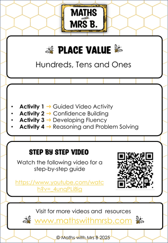Hundreds, Tens and Ones | Maths with Mrs B.