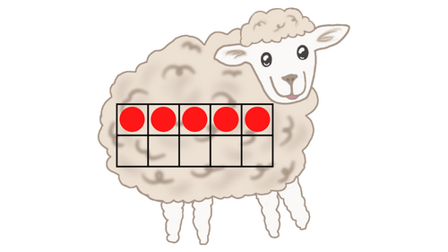 Shepherds and Sheep Ten Frame Counting Activity
