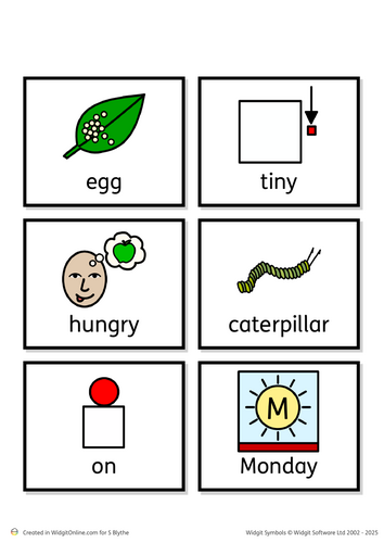 The Very Hungry Caterpillar Widgits