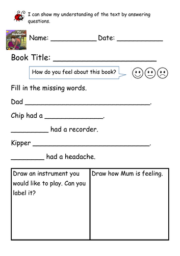 ORT Level 2  Reading Comp - The Headache