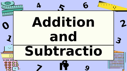 Addition and Subtraction PowerPoint