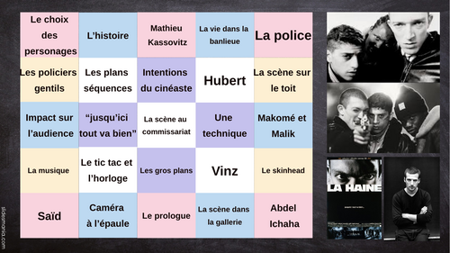 La haine, retrieval grid