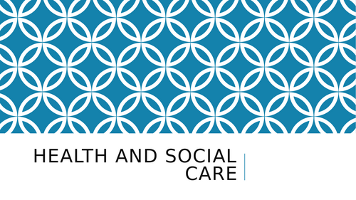 Health and Social Care OCR AAQ F090 Exam Topic 1 Resources