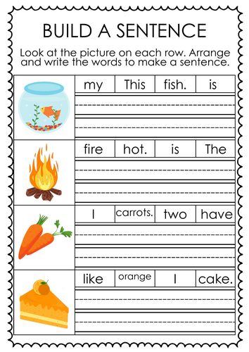 Build a sentence