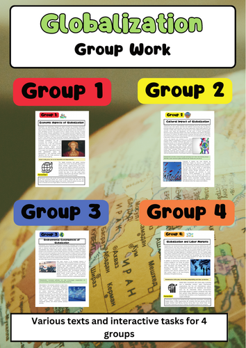 Globalization Group Work: Economic, Cultural, Environmental, and Labor Impacts