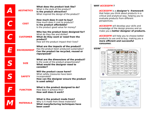 ACESSFM Product Analysis