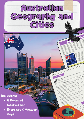 Australian Geography and Cities: Regions, Climate, Urban Life