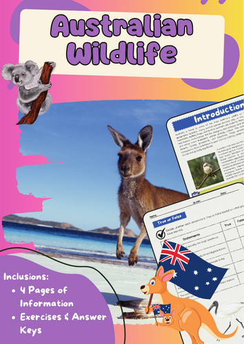 Australian Wildlife: Mammals, Birds, Marine Life