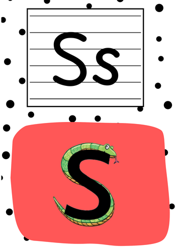 Little Wandle Phonics Posters Set 2 and 3 Polka Dot Rainbow Style