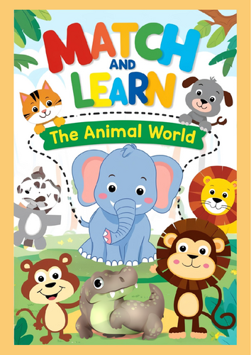 Match and Learn: Animal Matching Activity Book