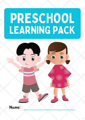 Back to School Preschool Learning Pack Fun, Colorful Worksheets for Early Skills