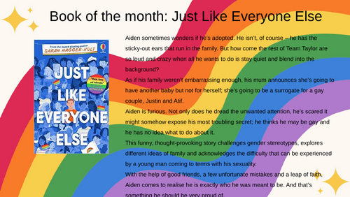 Be Proud: A Story of Family, Identity & Finding Your Voice  Perfect for KS3 PSHE, English, or LGBT