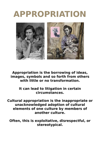 Appropriation