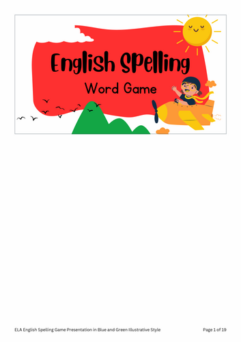 Fun 'tion' Sound Practice - Blue & Green Themed Phonics Worksheet"